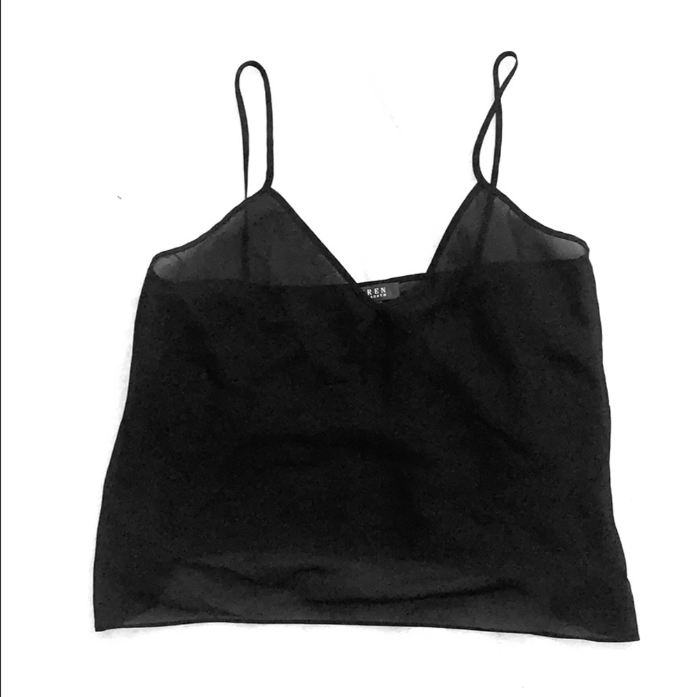 Black tank top